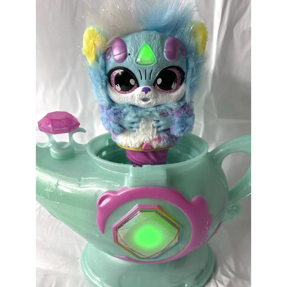 Magic Mixies Magic Genie Lamp Starlight Magic Interactive 8 Inch Rainbow Plush
